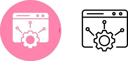 Web Setting Vector Icon