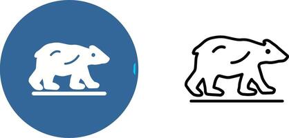 Polar Bear Vector Icon