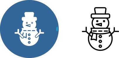 Snowman Vector Icon