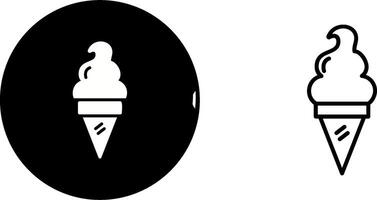 icono de vector de helado