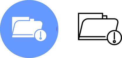 Vulnerable Folder Vector Icon