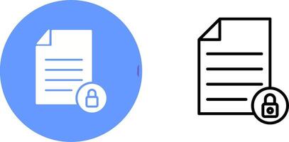 Private Document Vector Icon