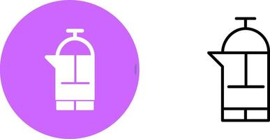 French Press Vector Icon