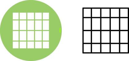 Table of Rates Vector Icon