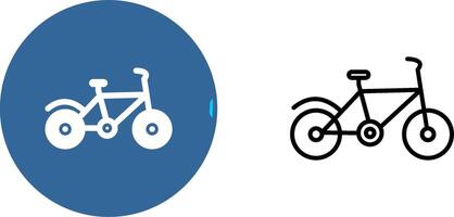 icono de vector de bicicleta