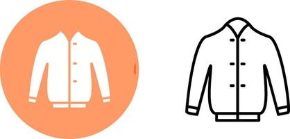 icono de vector de chaqueta elegante