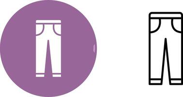 icono de vector de pantalones