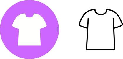 Plain T Shirt Vector Icon