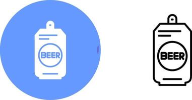 Beer Can II Vector Icon