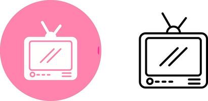 Television Broadcast Vector Icon