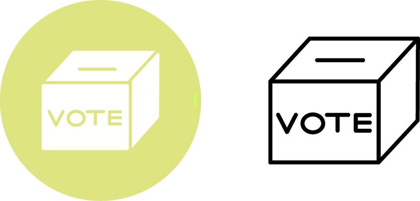 Ballot Box Vector Icon