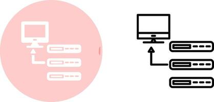 icono de vector de base de datos