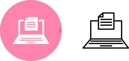 Online Exam Vector Icon