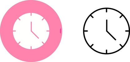 icono de vector de reloj