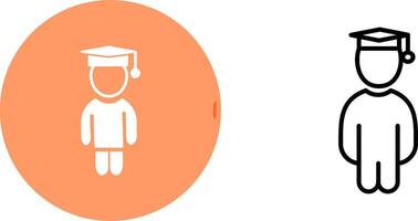Student Standing Vector Icon