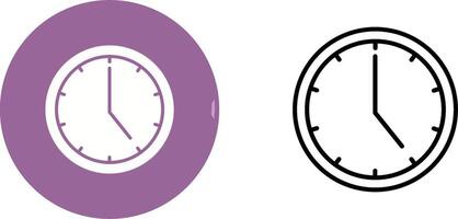 icono de vector de reloj