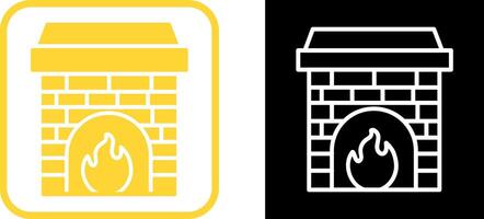 Fireplace Vector Icon