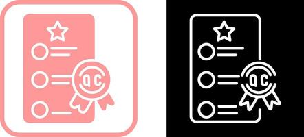 Quality Control Vector Icon