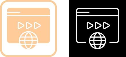 icono de vector de marketing de video