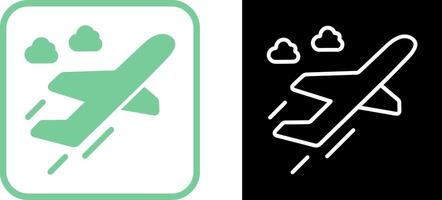 Flight Takeoff Vector Icon