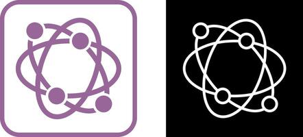 Atomic Structure Vector Icon