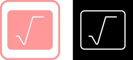 Square Root Vector Icon