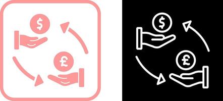 Dollar to Pound Vector Icon