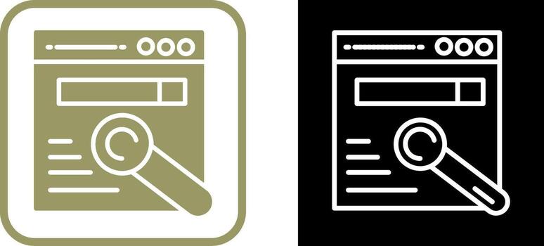 icono de vector de navegador