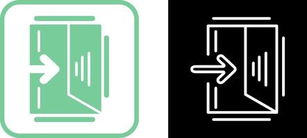 Exit Sign Vector Icon