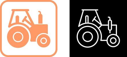 icono de vector de tractor