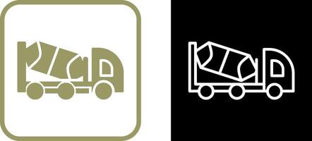 Cement Truck Vector Icon