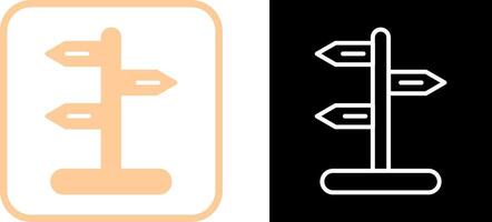 Signpost Vector Icon