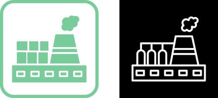 Nuclear Plant Vector Icon