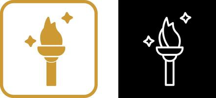Torch Vector Icon