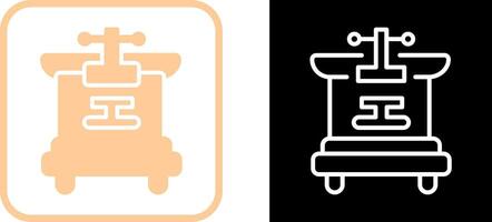 Machine Press Vector Icon