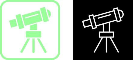 Telescope on Stand Vector Icon