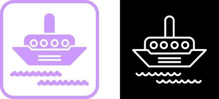 Steamship Vector Icon