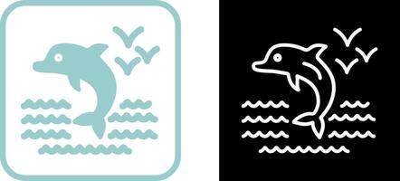 Dolphin Vector Icon