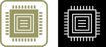 icono de vector de cpu