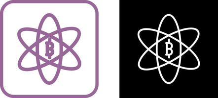 Bitcoin Science Vector Icon
