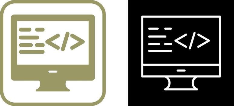Coding Vector Icon