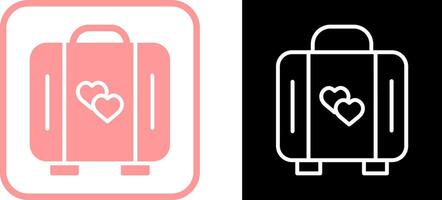 Lover Suitcase Vector Icon