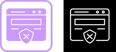 Unprotected Website Vector Icon