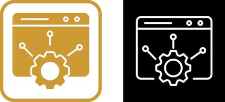 icono de vector de configuración web