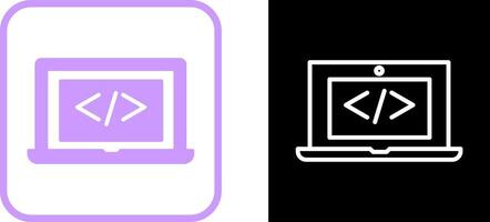 Coding Computer Vector Icon