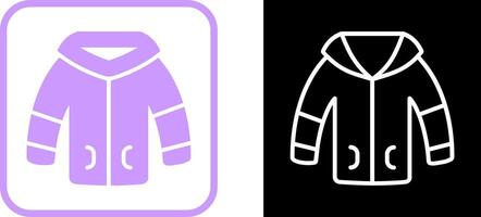 icono de vector de chaqueta de invierno