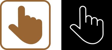 Raised Finger Vector Icon