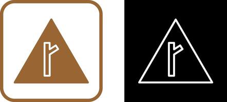 Road Sign Vector Icon