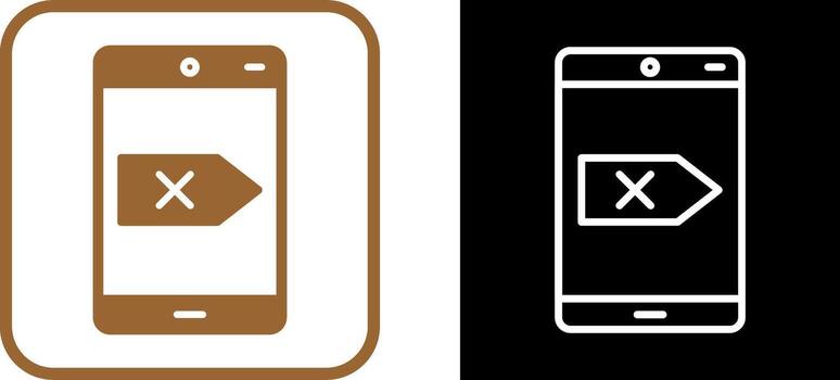 eliminar icono de vector