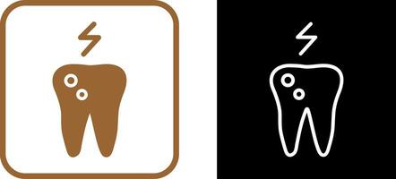 Toothache And Plaque Vector Icon